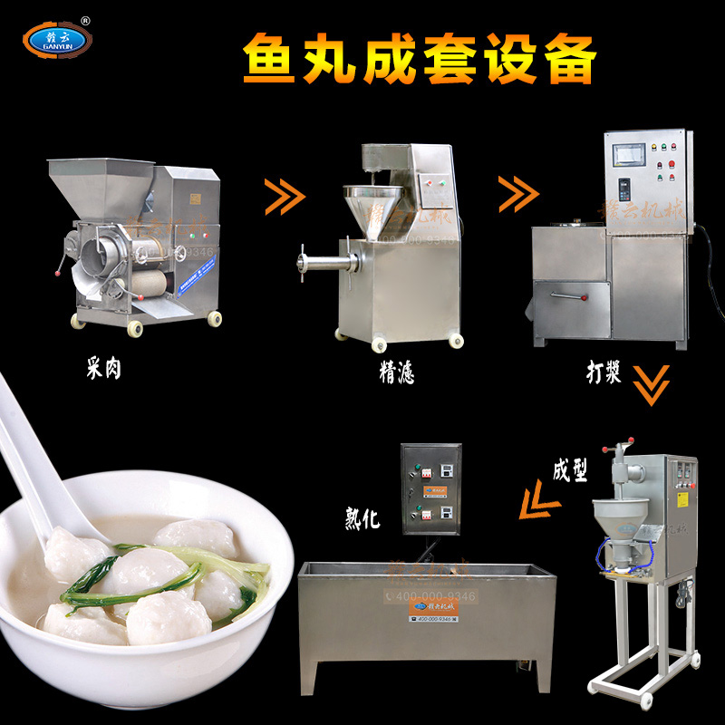 實(shí)心魚(yú)丸成套設(shè)備 實(shí)心魚(yú)丸成套設(shè)備